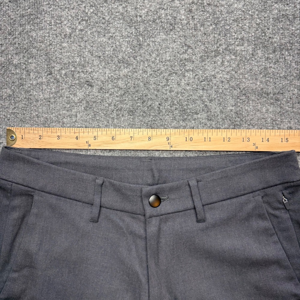 Lululemon Commission Pant Slim Wool Charcoal Grey 31 Mens Chino Dress Trousers - Picture 6 of 8
